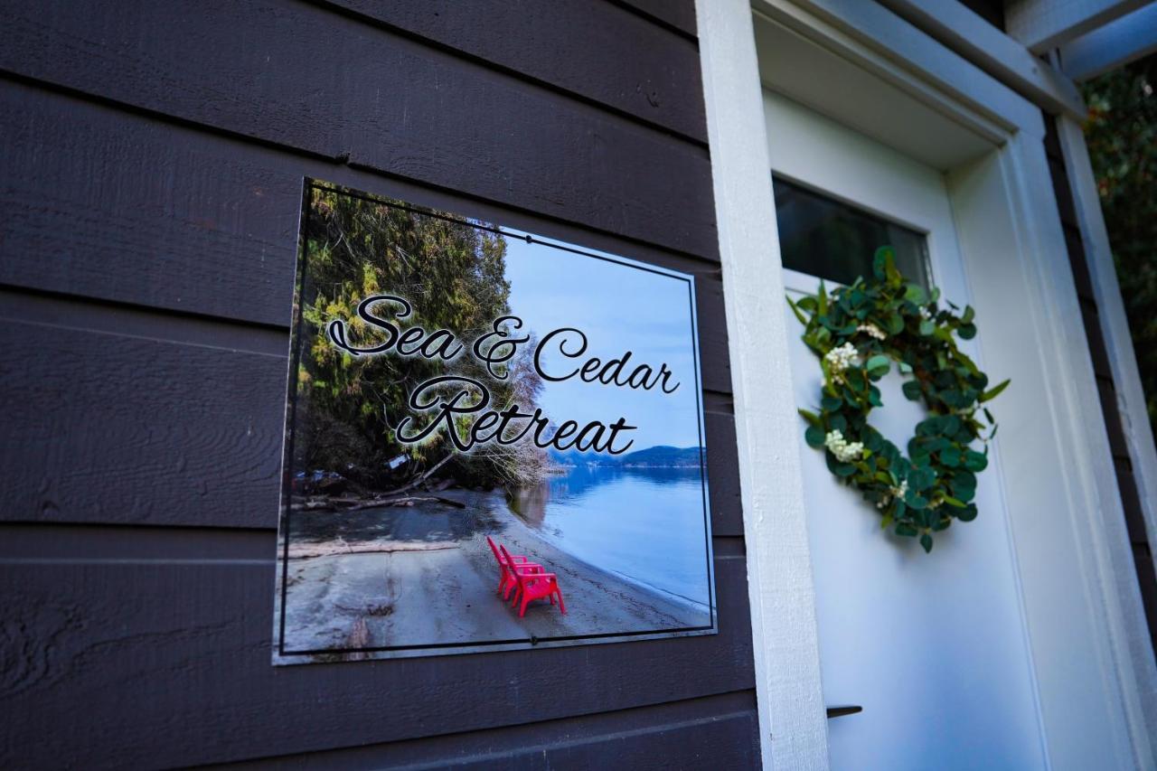 Sea And Cedar Retreat-A Home In A Tranquil Setting Cowichan Bay Eksteriør bilde